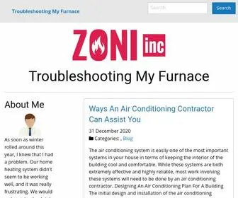 Zoniinc.com(Troubleshooting My Furnace) Screenshot