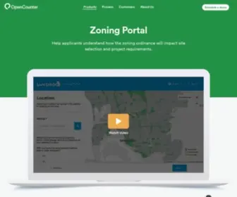Zoningcheck.com(OpenCounter) Screenshot
