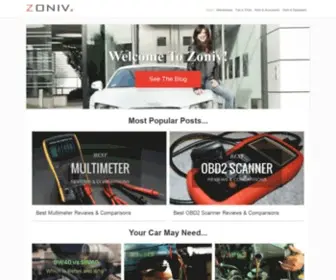 Zoniv.com(Get Advice From Automotive Experts) Screenshot