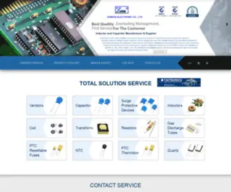 Zonkas-Cap.com.tw(Capacitor Manufacturer of Zonkas Capacitors Suppliers) Screenshot