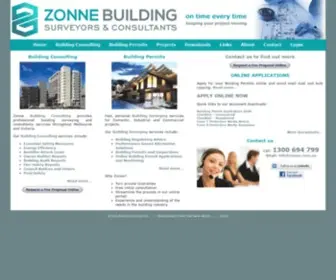 Zonne.com.au(Zonne Building Consulting) Screenshot