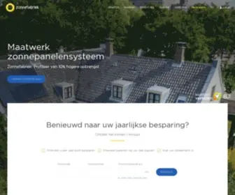 Zonnefabriek.nl(Profiteer van 10% hogere opbrengst) Screenshot