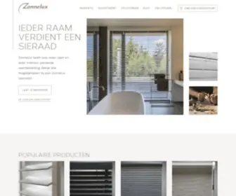 Zonnelux.nl(Raamdecoratie op maat gemaakt) Screenshot