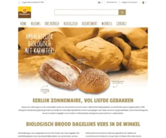 Zonnemaire.nl(Zonnemaire Biologische bakkerij) Screenshot