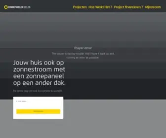 Zonnepanelendelen.nl(ZonnepanelenDelen B.V) Screenshot