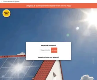 Zonnepanelenvergelijker.nl(Zonnepanelenvergelijker) Screenshot