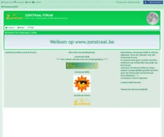 Zonstraal.be(ZONSTRAAL FORUM) Screenshot