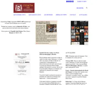 Zontabeaune.com(Un site utilisant WordPress) Screenshot