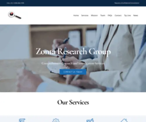 Zontaresearchgroup.com(Zonta Research Group) Screenshot