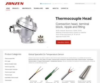 Zonzen.com(Thermocouple wire) Screenshot