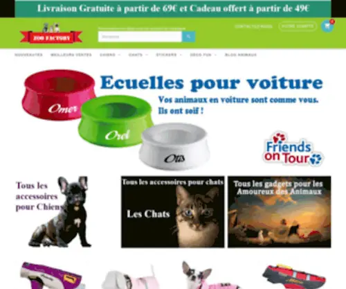 Zoo-Factory.com(Accessoires chien et chat personnalisé) Screenshot