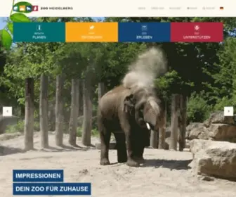 Zoo-Heidelberg.de(Tierpark Heidelberg) Screenshot