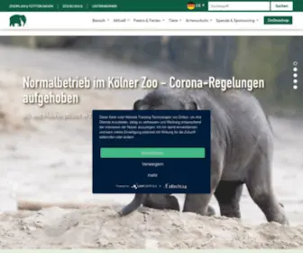 Zoo-Koeln.de(Zoo Koeln) Screenshot