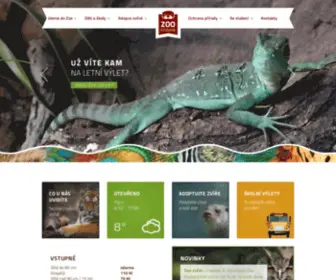 Zoo-Ohrada.cz(Hluboka) Screenshot