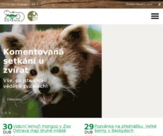 Zoo-Ostrava.cz(Ostrava) Screenshot