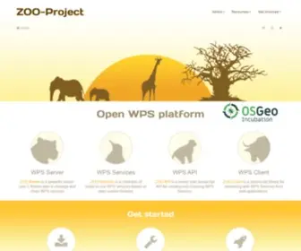 Zoo-Project.org(Open WPS platform) Screenshot