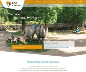 Zoo-SChwerin.de(Tierpark) Screenshot