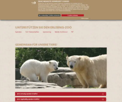 Zoo-Stiftung.de(Zoo Stiftung) Screenshot