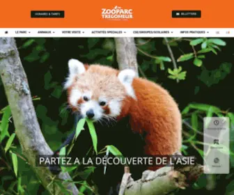 Zoo-Tregomeur.com(Zooparc) Screenshot