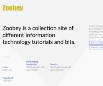 Zoobey.com(Zoobey Information Systems) Screenshot