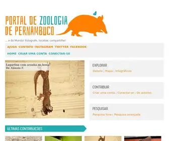 Zoo.bio.br(Portal de Zoologia) Screenshot