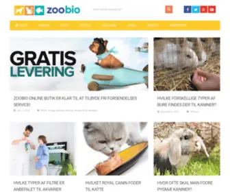 Zoobio.dk(Zoobio Online dyrehandel) Screenshot