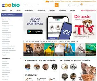 Zoobio.nl(Zoobio Dierenwinkel Online) Screenshot