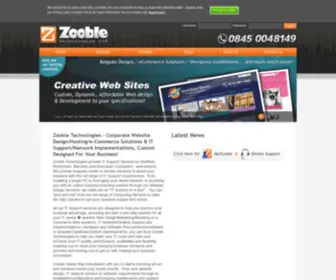 Zooble.co.uk(Rotherham Barnsley Doncaster IT Support Website Design IT Networks Hardware Software) Screenshot