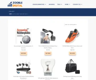 Zoobledigital.com(Marketing & Tech Blog) Screenshot