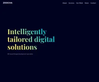 Zoocha.com(UK based Drupal Development Agency) Screenshot