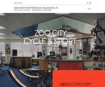 Zoocitycycle.com(Bicycle repair) Screenshot