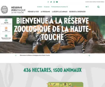 Zoodelahautetouche.fr(Réserve zoologique de la Haute) Screenshot