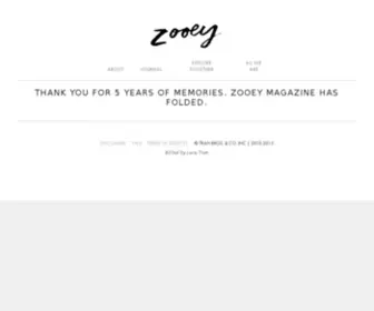 Zooeymagazine.com(ZOOEY MAGAZINE) Screenshot