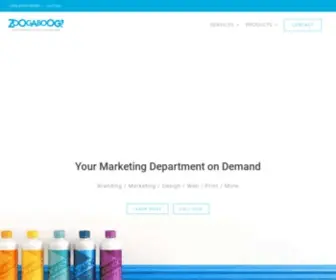 Zoogaboog.com(Your Marketing Department on Demand) Screenshot