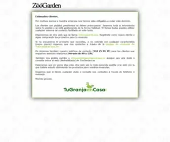 Zoogarden.es(Tienda) Screenshot