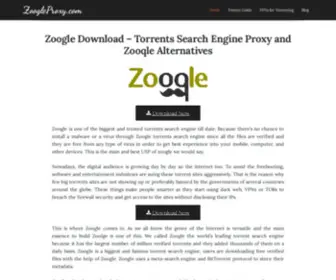 Zoogleproxy.com(Zooqle Proxies) Screenshot