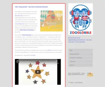 Zooglobble.com(Zooglobble provides kids music (kindie)) Screenshot