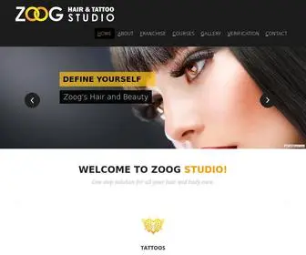 Zoogstudio.com(Hair & Tattoo Studio) Screenshot