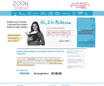 Zooktutoring.com(Rebecca Zook) Screenshot