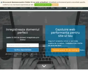 Zooku.ro(Gazduire web) Screenshot