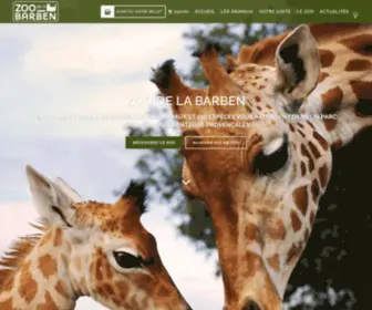 Zoolabarben.com(Parc zoologique au cœur de la Provence) Screenshot