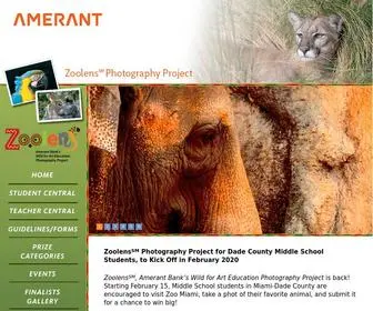 Zoolens.com(Mercantil Bank's Wild for Art Education Photography Contest) Screenshot