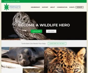 Zoologicalsocietyofnj.org(Zoological Society of New Jersey) Screenshot