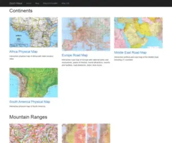 Zoom-Maps.com(Interactive map collection) Screenshot