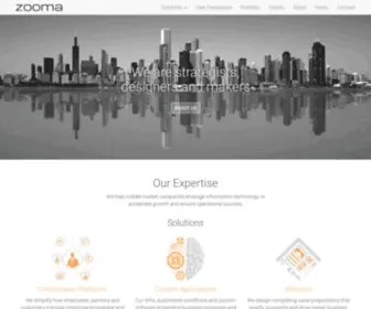 Zooma.io(Chicago IT Consulting Firm) Screenshot