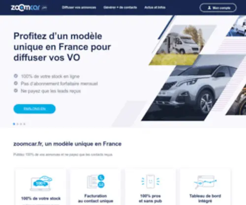 Zoomcar.pro(Connectez-vous à votre espace professionnel) Screenshot