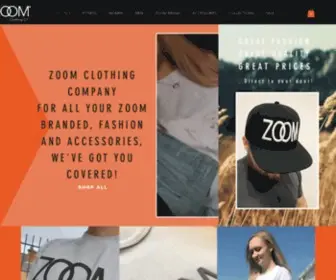 Zoomclothing.Online(Zoom branded clothing company) Screenshot