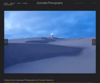 Zoomdak.com(Nature and Landscape Photography by Pacific Northwest Photographer Thomas Robinson) Screenshot