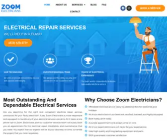 Zoomelectricians.com(Electrical Repair Services) Screenshot