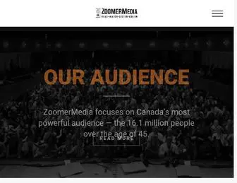 Zoomermedia.ca(ZoomerMedia Limited) Screenshot